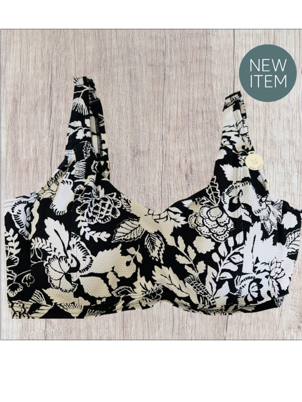 New Artesands  underwire Bikini Top,PLUS SIZES 8,10 12-Cup E/F,Price is Firm